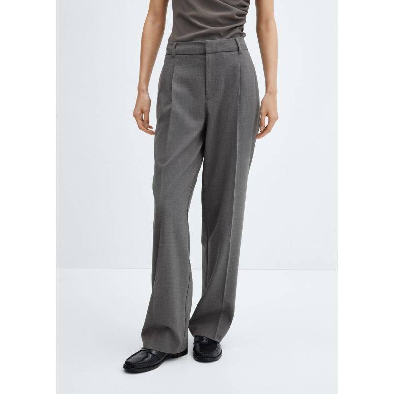 Hose Damen Grau 40 von MANGO