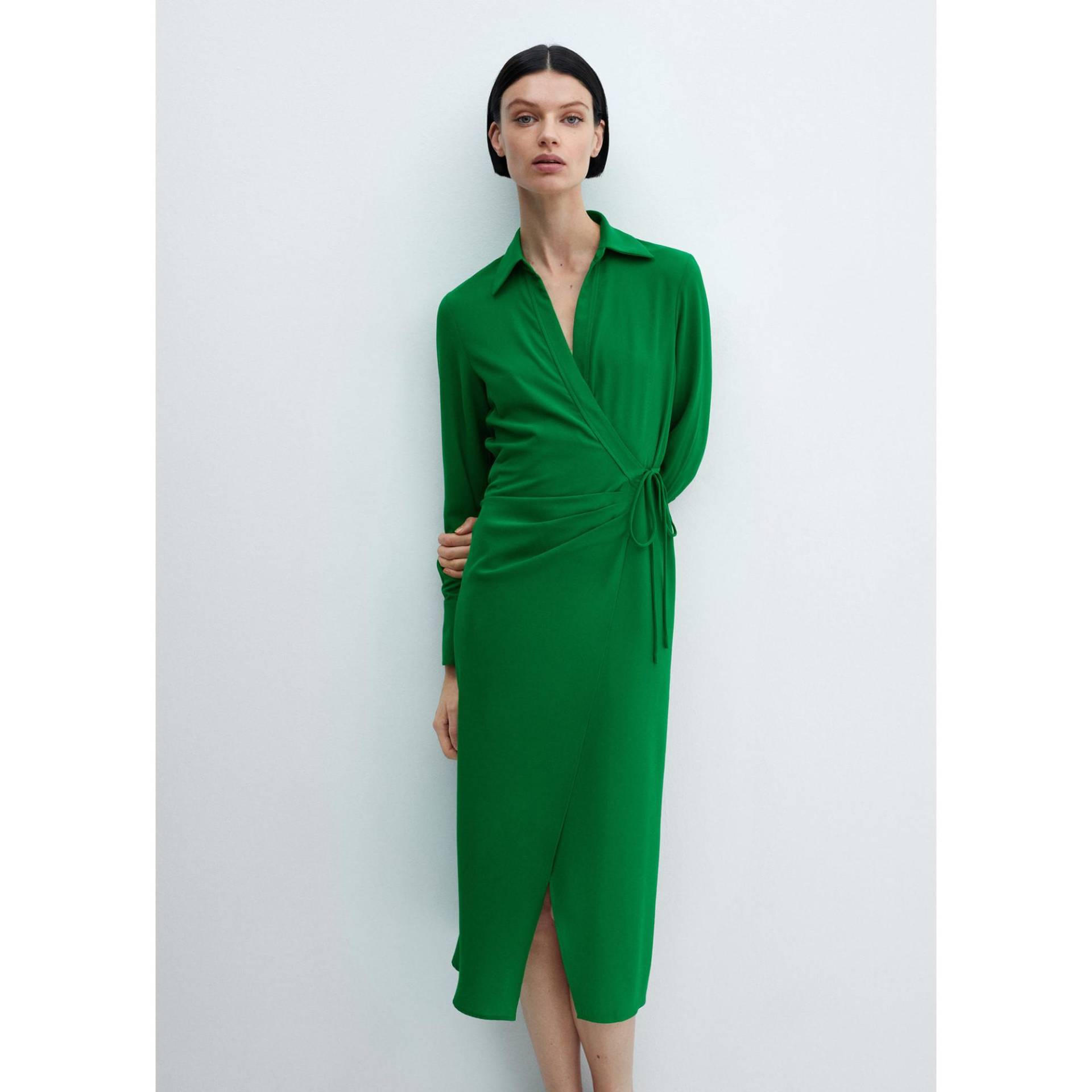 Kleid Damen Grün M von MANGO