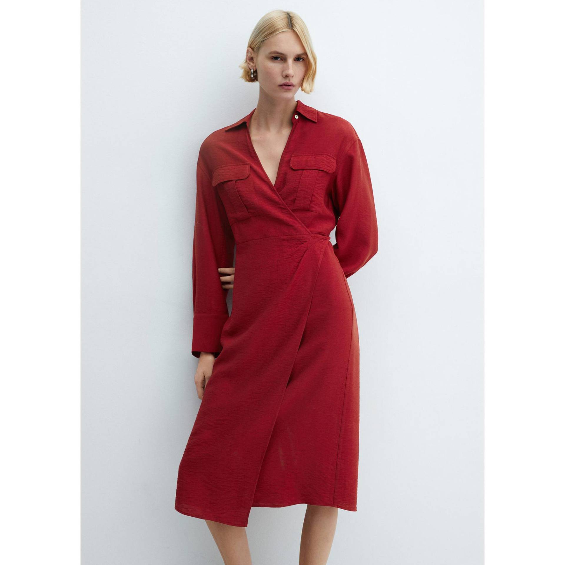 Kleid Damen Paprika L von MANGO