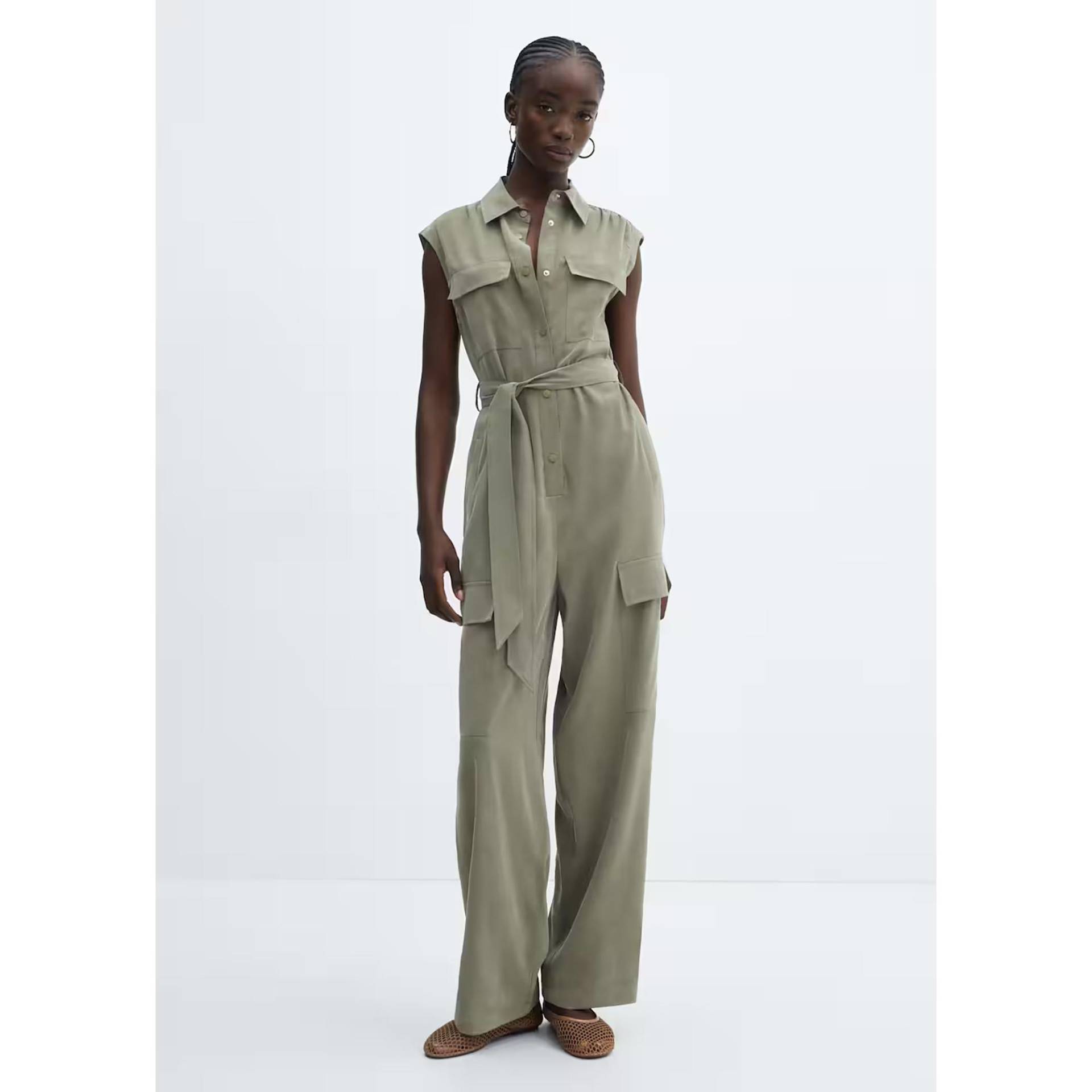 Overall Damen Khaki S von MANGO