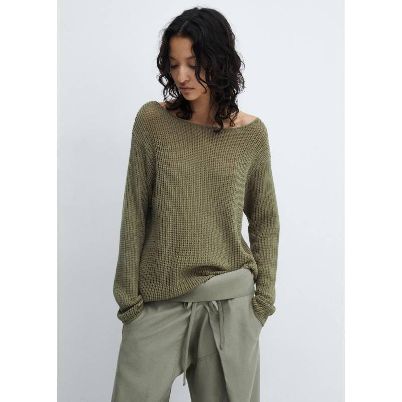 Pullover Damen Khaki S von MANGO