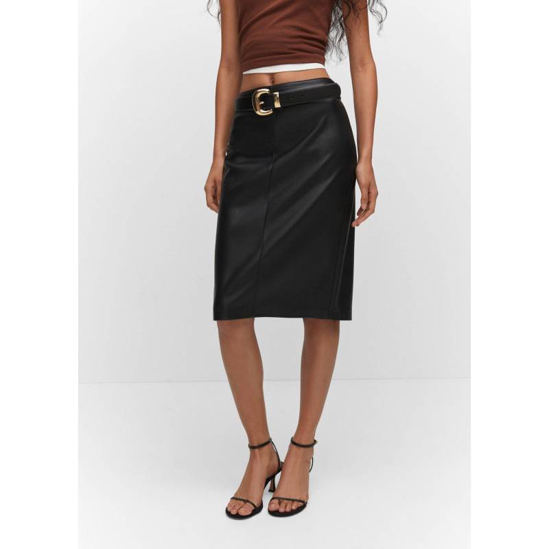 Rock Damen Black 36 von MANGO