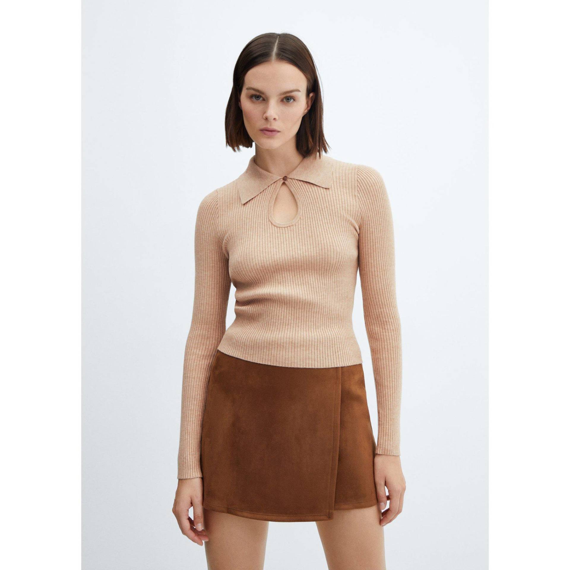 Sweatshirt Damen Camel M von MANGO