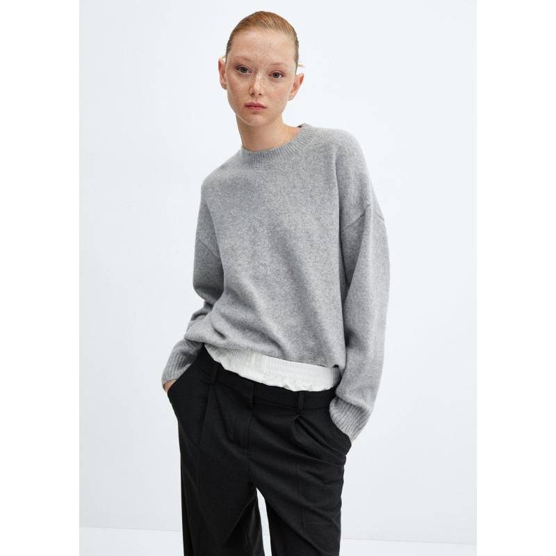 Sweatshirt Damen Hellgrau S von MANGO