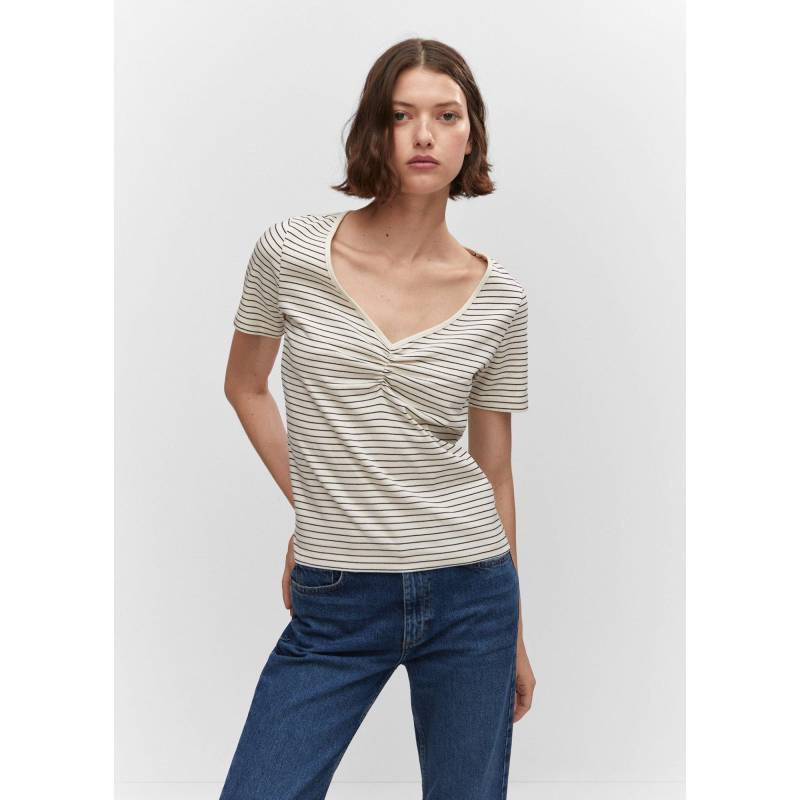 Mango - T-Shirt, für Damen, Café Größe S von Mango