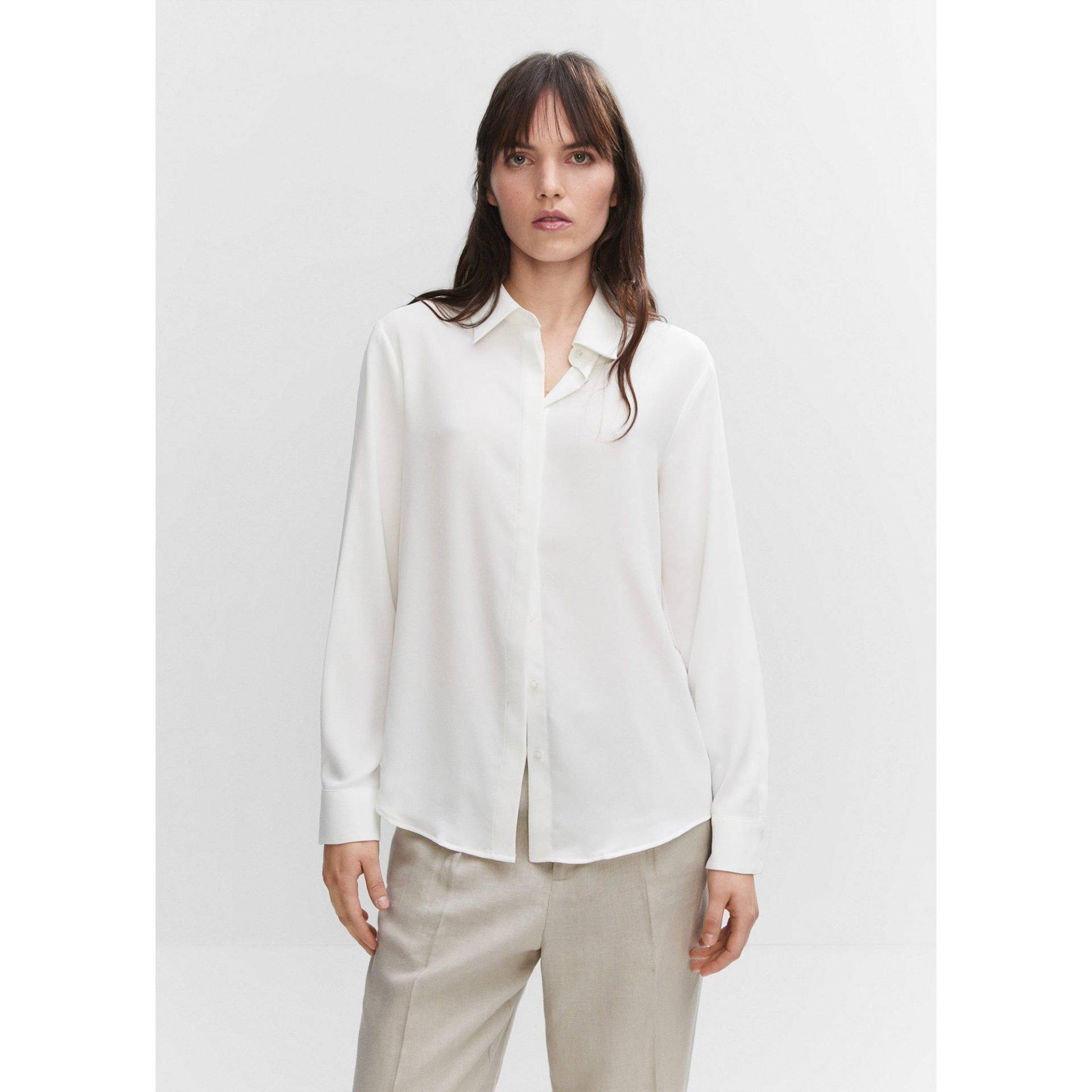 T-shirt Damen Ecru M von MANGO