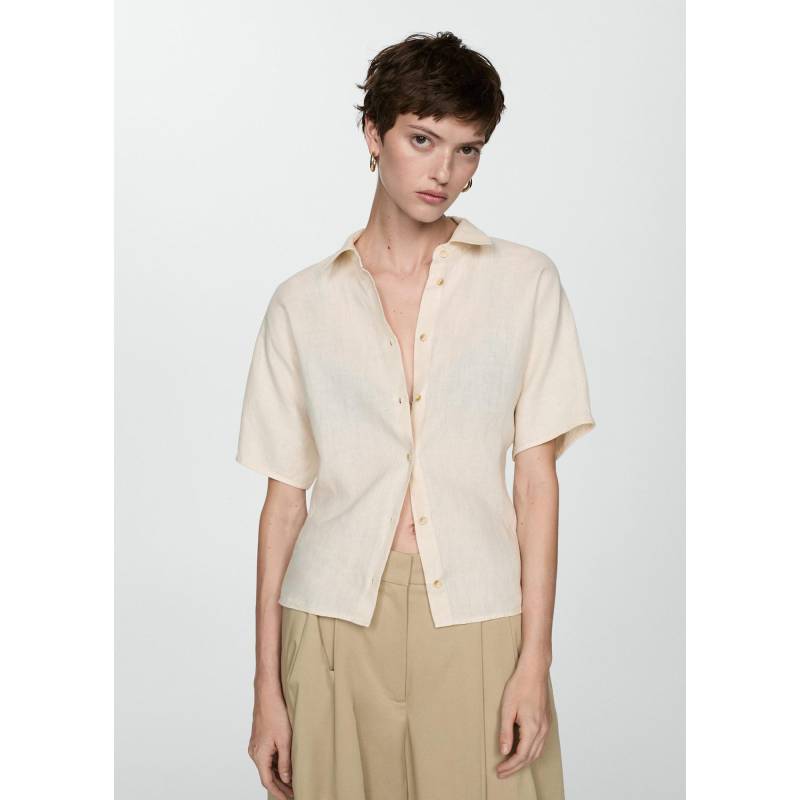 Mango - Bluse,ka, für Damen, Staub, Größe L von Mango