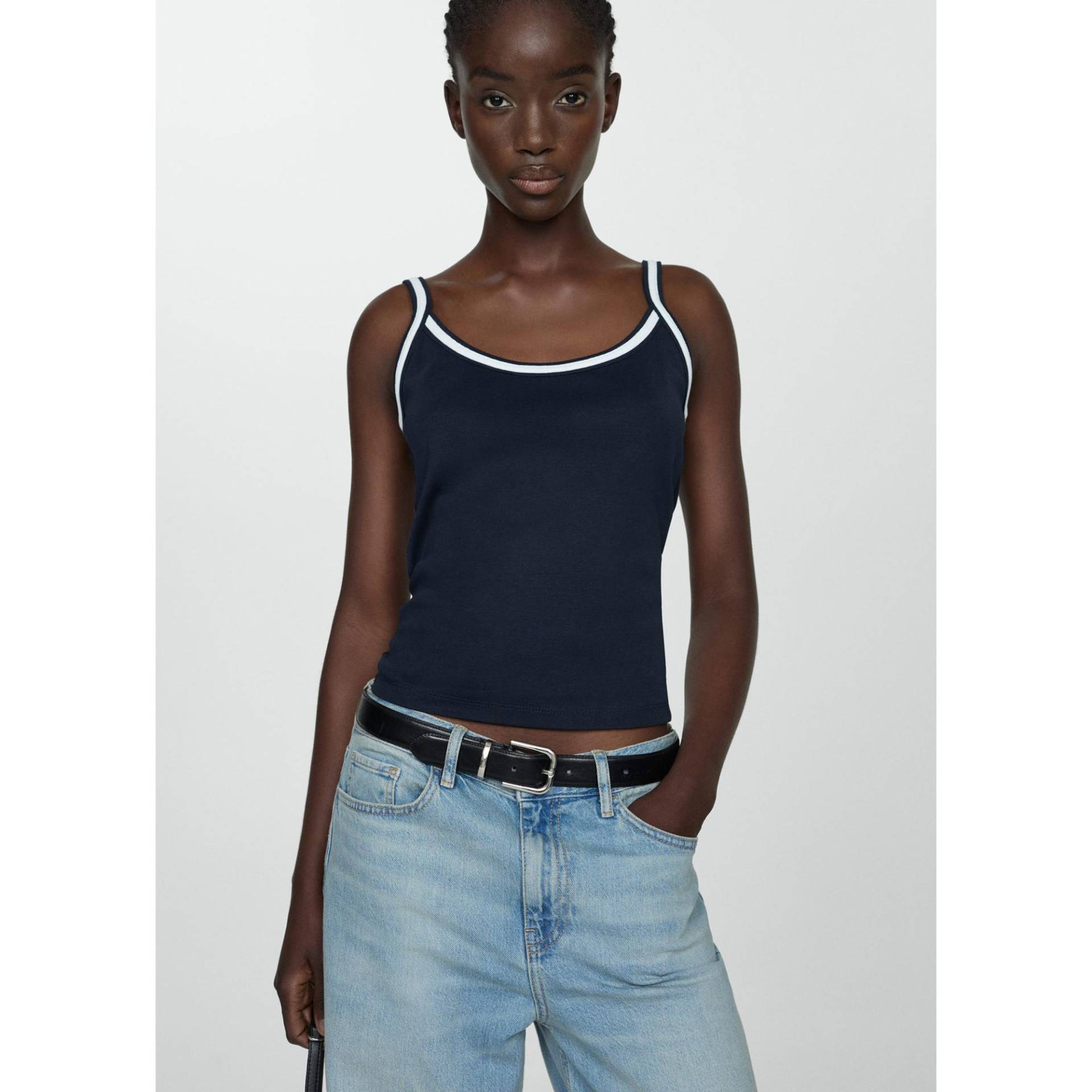 Top Damen Marine XS von MANGO