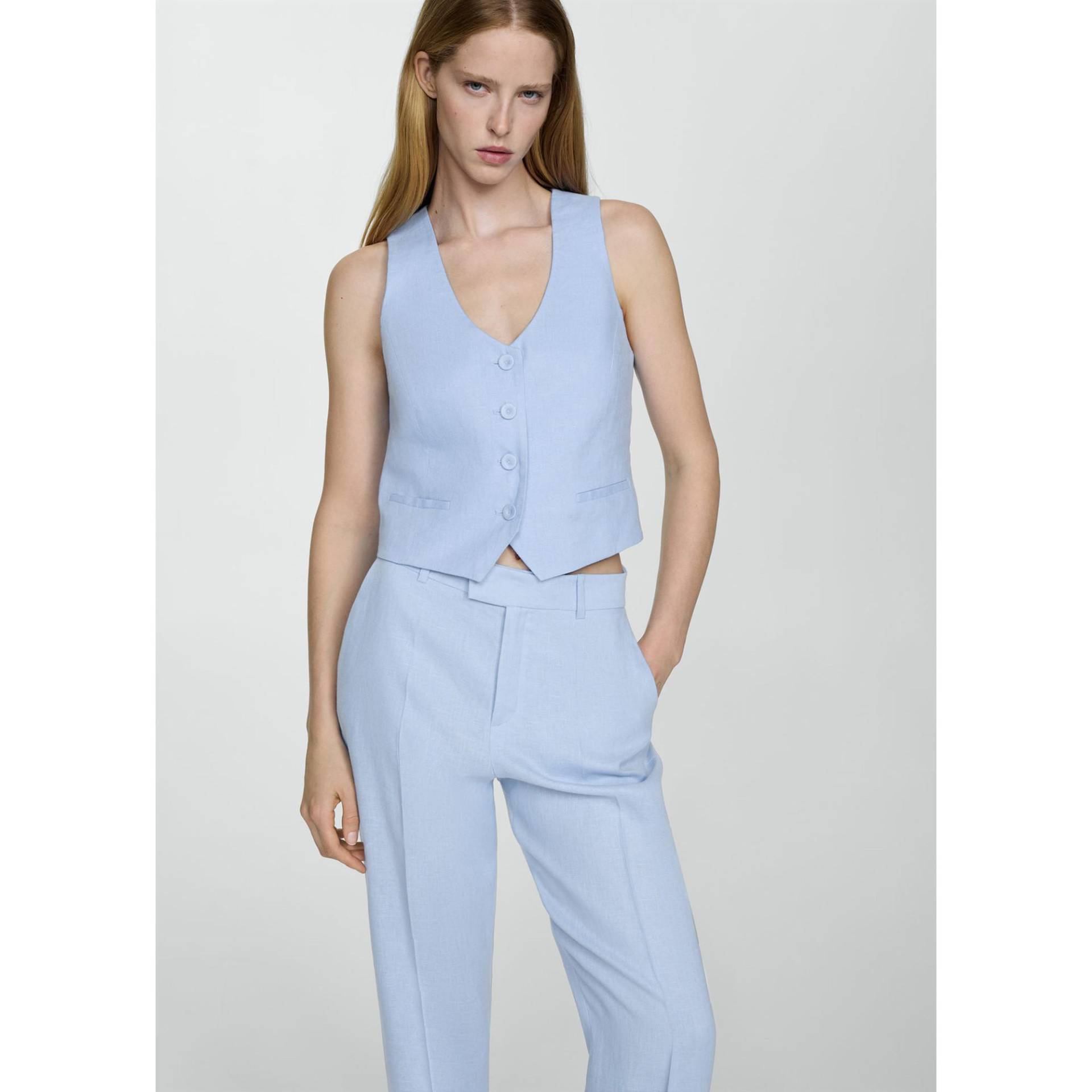 Weste Damen Saphirblau M von MANGO