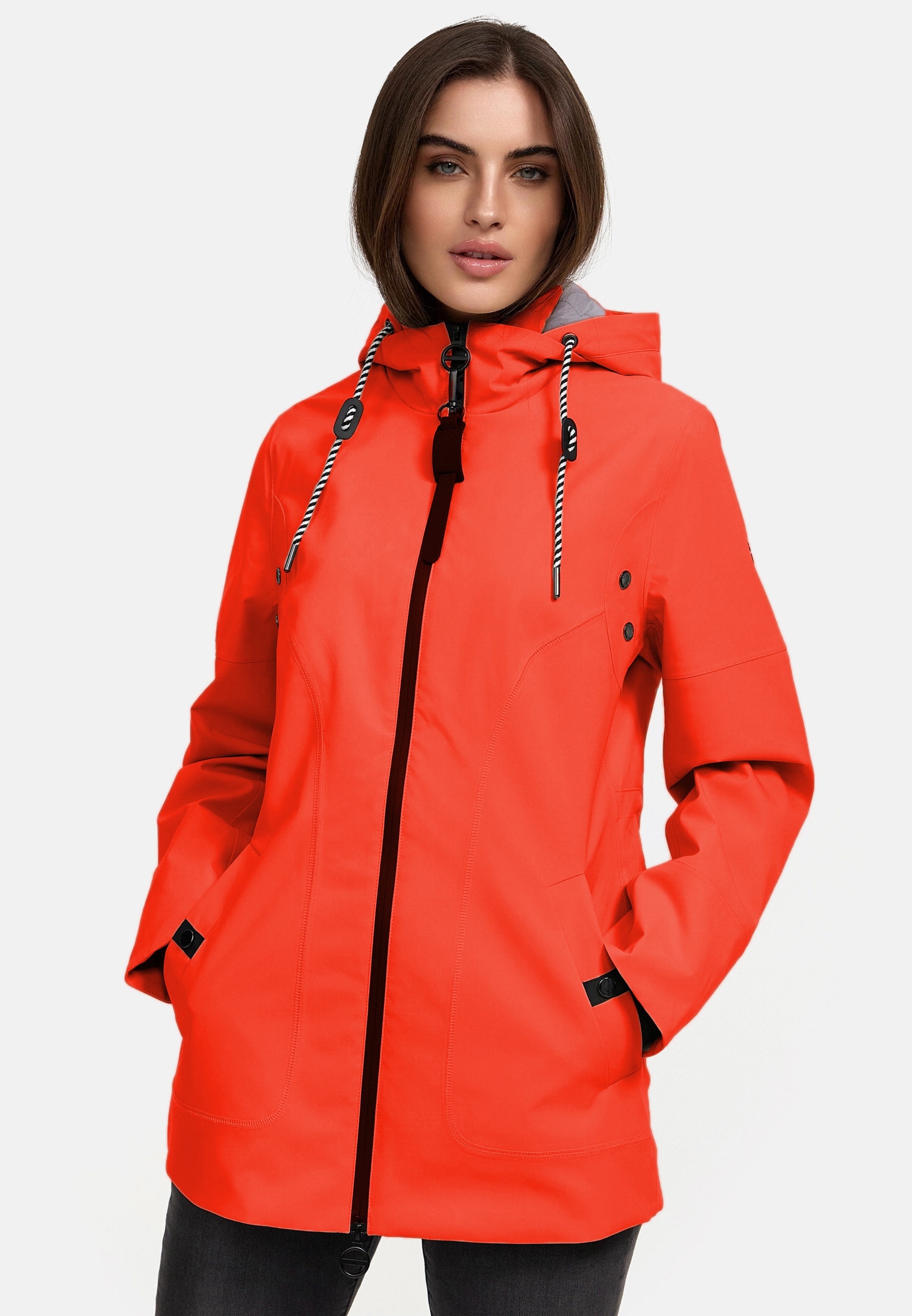 MANISA Regenjacke, mit Kapuze, mit abnehmbarer Kapuze MANISA Regenjacke, mit Kapuze, mit abnehmbarer Kapuze von MANISA