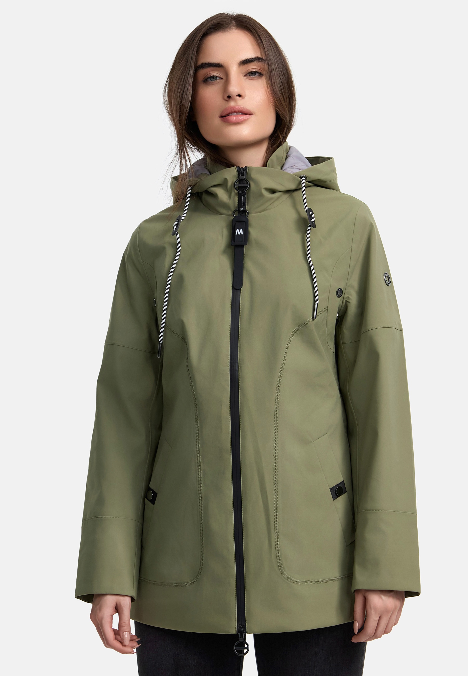 MANISA Regenjacke, mit Kapuze, mit abnehmbarer Kapuze MANISA Regenjacke, mit Kapuze, mit abnehmbarer Kapuze von MANISA