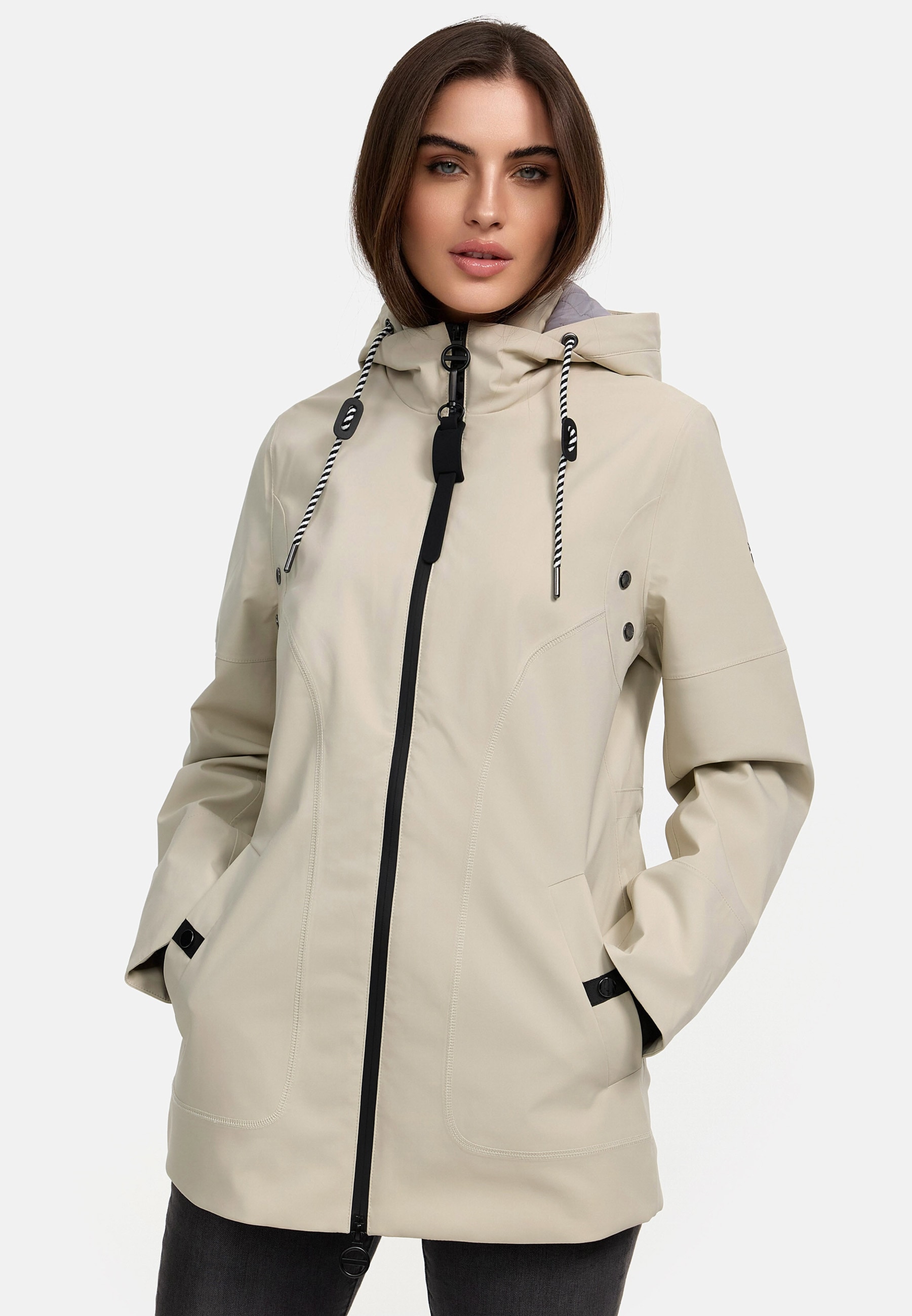MANISA Regenjacke, mit Kapuze, mit abnehmbarer Kapuze MANISA Regenjacke, mit Kapuze, mit abnehmbarer Kapuze von MANISA
