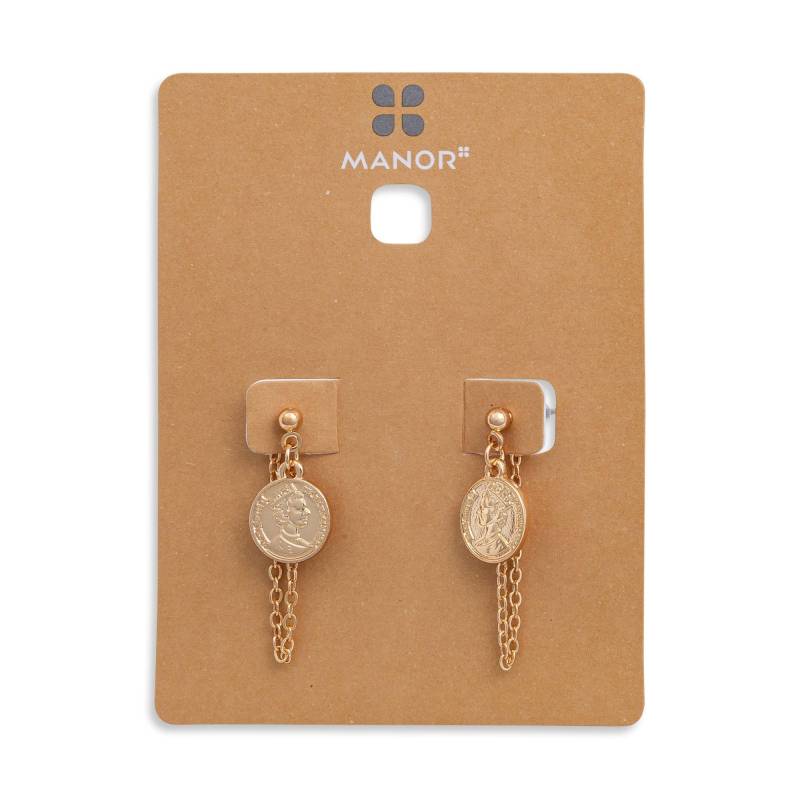 Ohrringe Damen Goldfarben ONE SIZE von Manor Jewellery & Accessoires