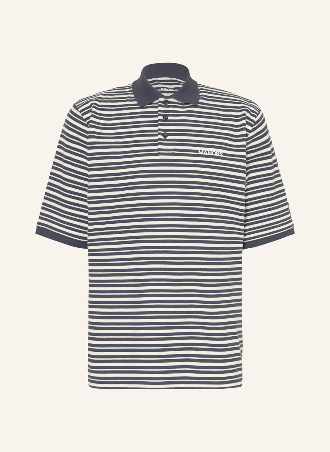 Manors Pique-Poloshirt G.O.A.T blau Manors Pique-Poloshirt G.O.A.T blau von MANORS