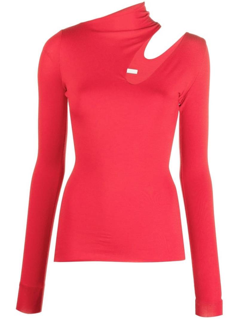 MANURI Bambina cut-out detail blouse - Red von MANURI