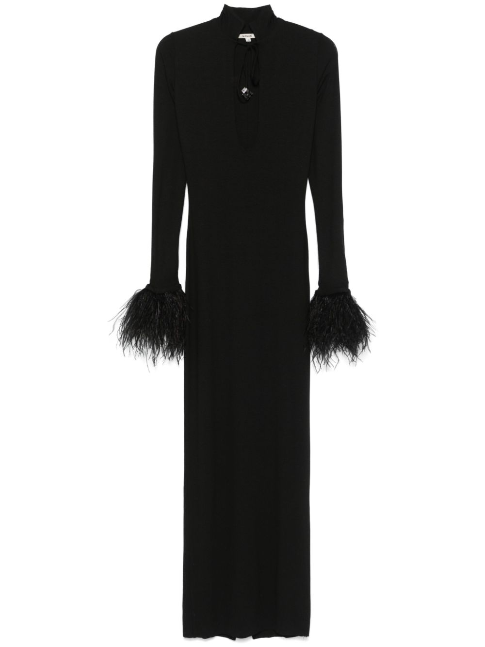 MANURI Luna maxi dress - Black von MANURI