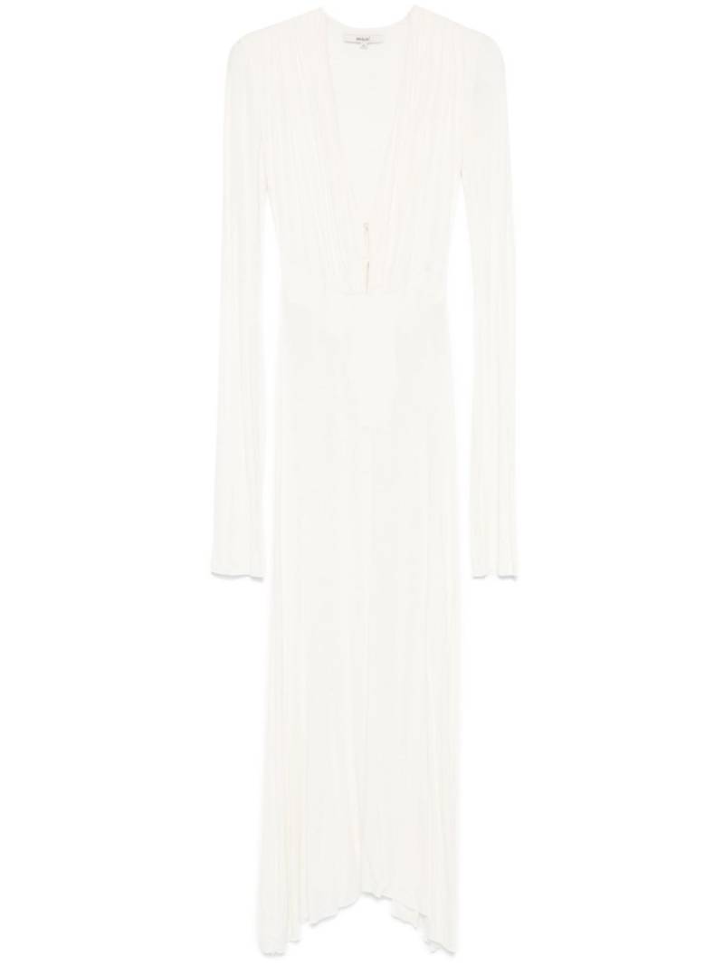 MANURI jersey maxi dress - White von MANURI