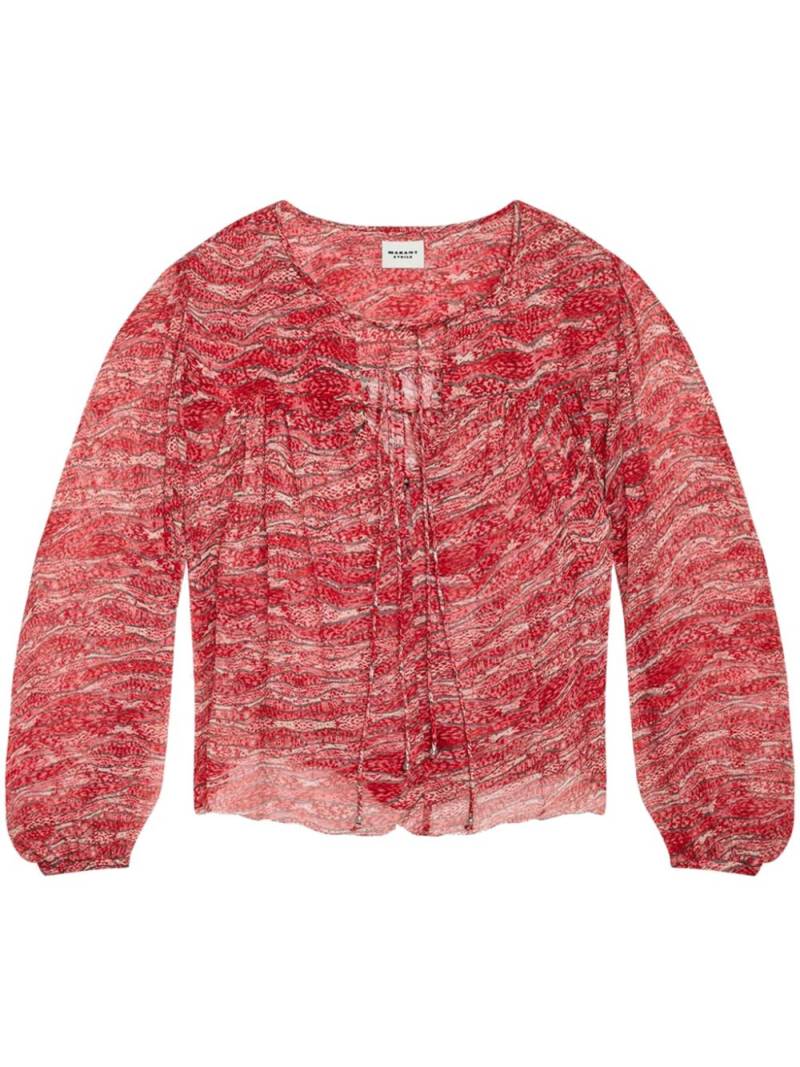 MARANT ÉTOILE Advika blouse - Red von MARANT ÉTOILE