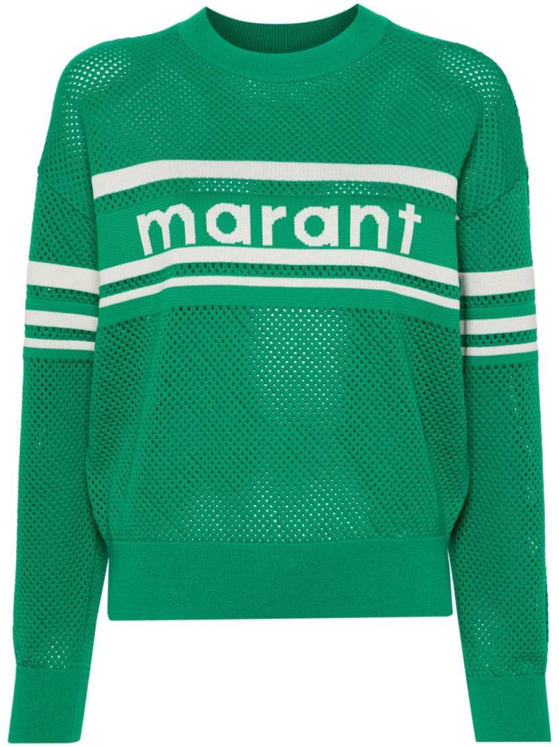 MARANT ÉTOILE Arwen open-knit jumper - Green von MARANT ÉTOILE