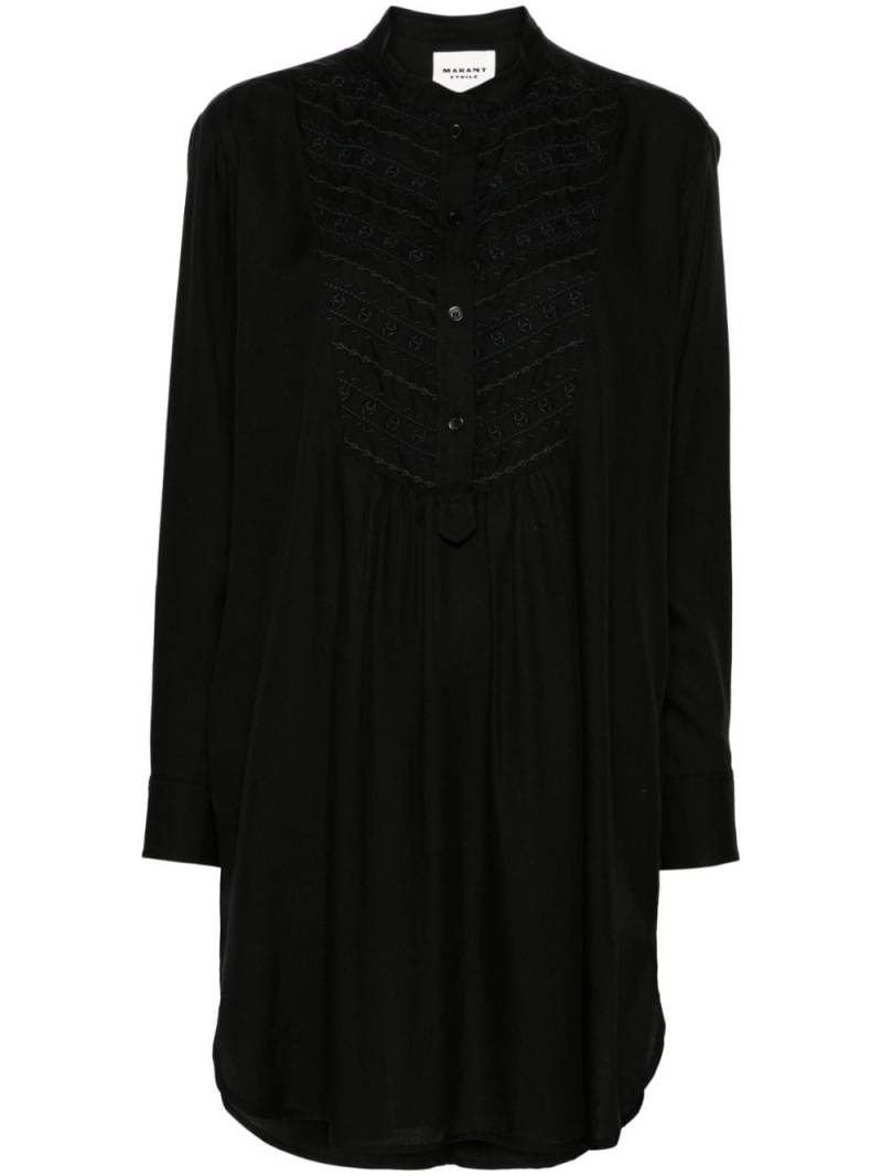 MARANT ÉTOILE Bilbao embroidered minidress - Black von MARANT ÉTOILE