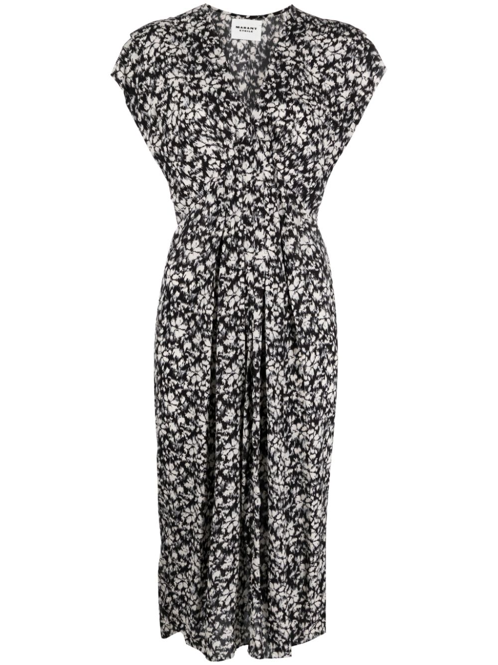 MARANT ÉTOILE Epolia floral-print midi dress - Black von MARANT ÉTOILE