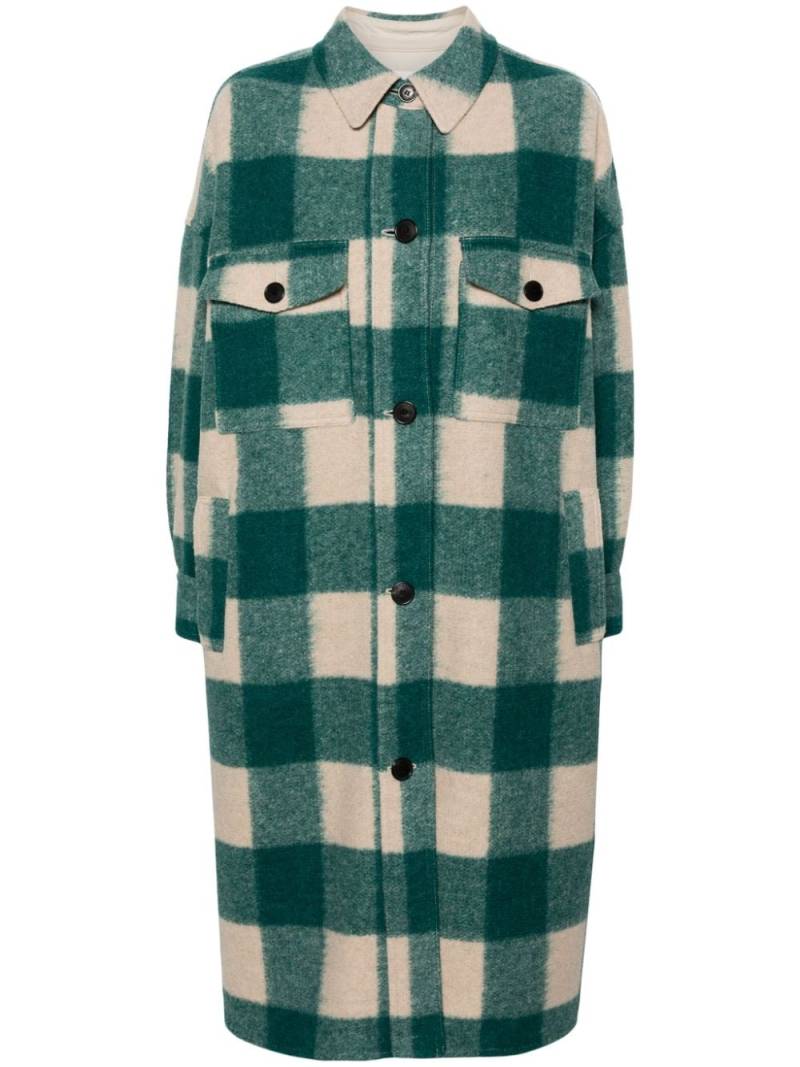 MARANT ÉTOILE Fontizi checked coat - Green von MARANT ÉTOILE