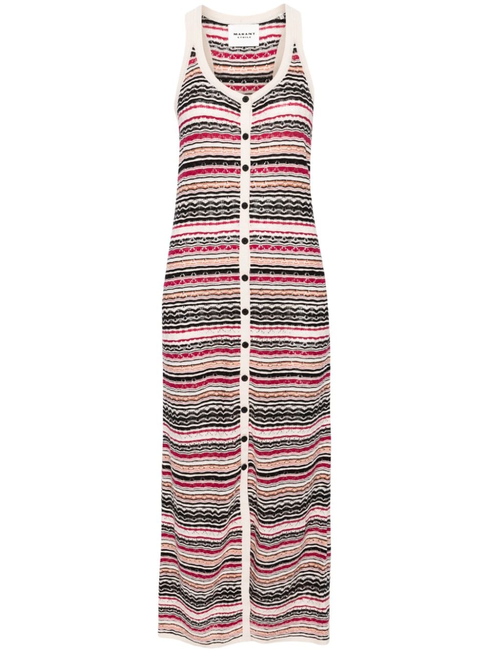 MARANT ÉTOILE Haroya striped maxi dress - Neutrals von MARANT ÉTOILE