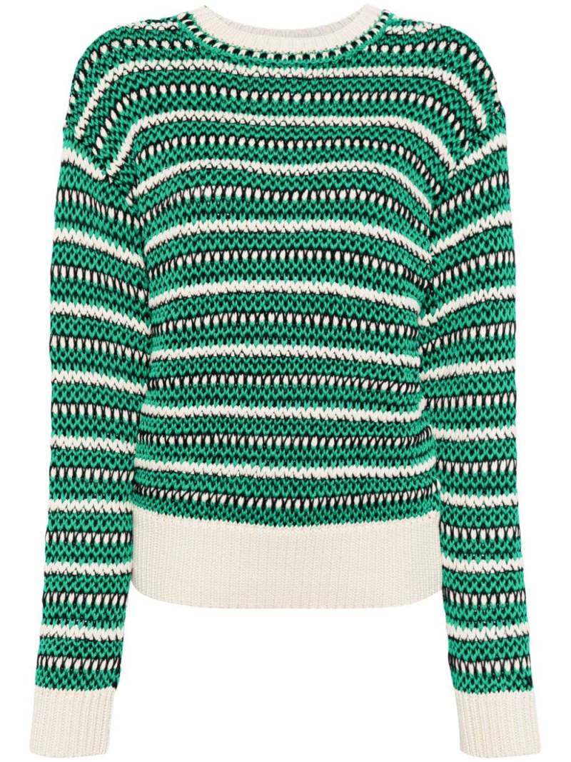 MARANT ÉTOILE Hilo striped jumper - Green von MARANT ÉTOILE