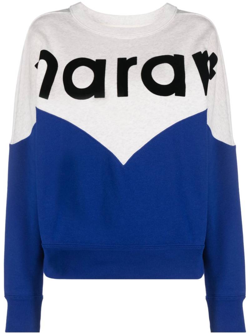 MARANT ÉTOILE Houston crew-neck sweatshirt - Blue von MARANT ÉTOILE