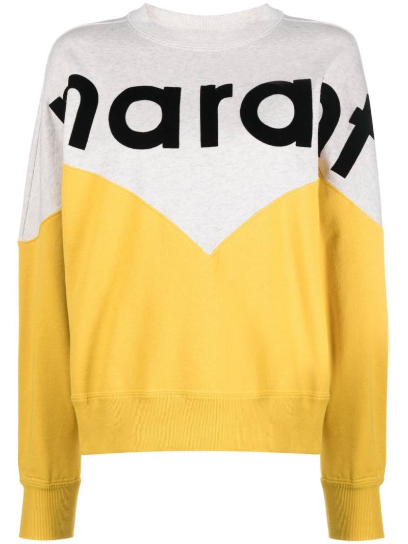 MARANT ÉTOILE Houston crew-neck sweatshirt - Yellow von MARANT ÉTOILE