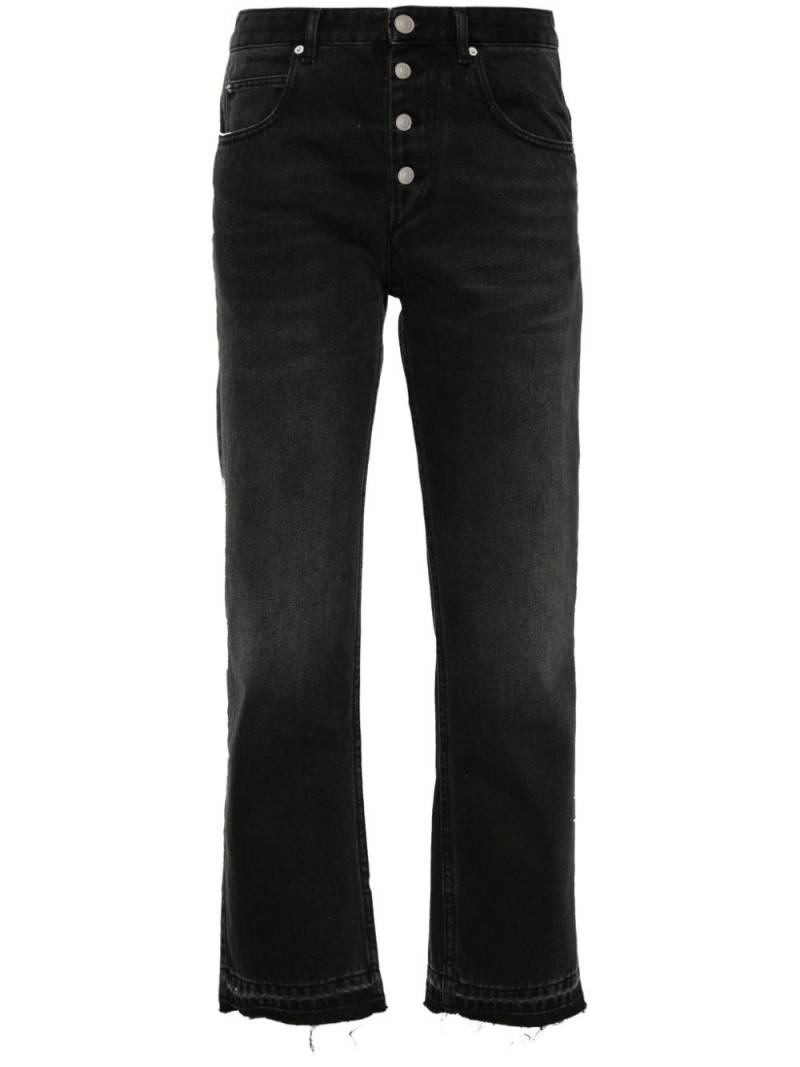 ISABEL MARANT Jemina raw-edge jeans - Black von ISABEL MARANT