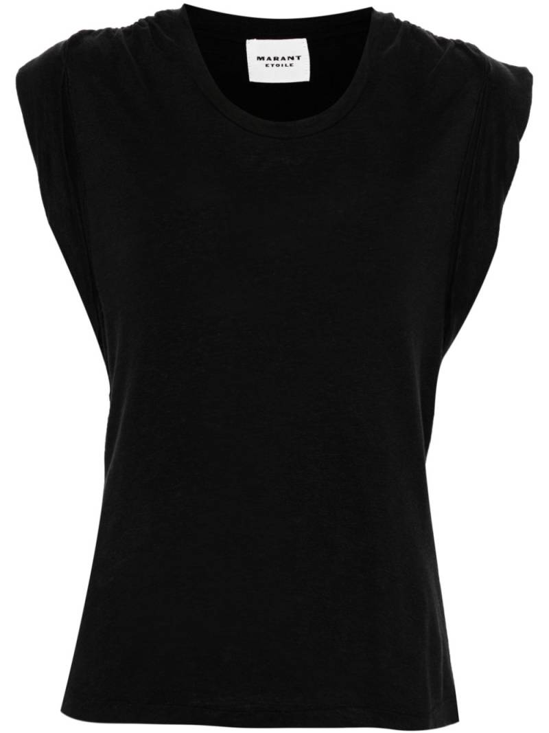 MARANT ÉTOILE Kotty linen top - Black von MARANT ÉTOILE