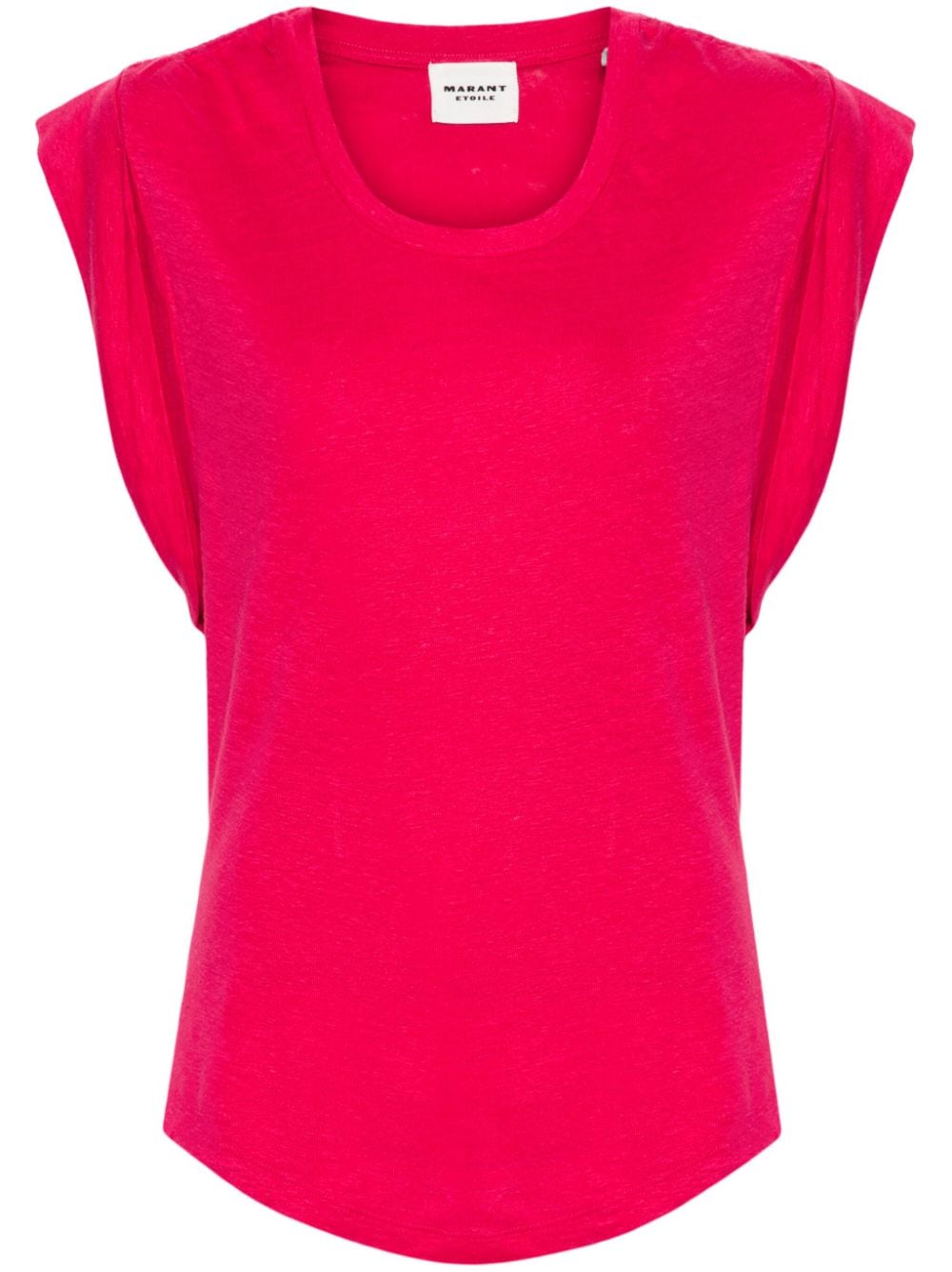 MARANT ÉTOILE Kotty linen top - Pink von MARANT ÉTOILE