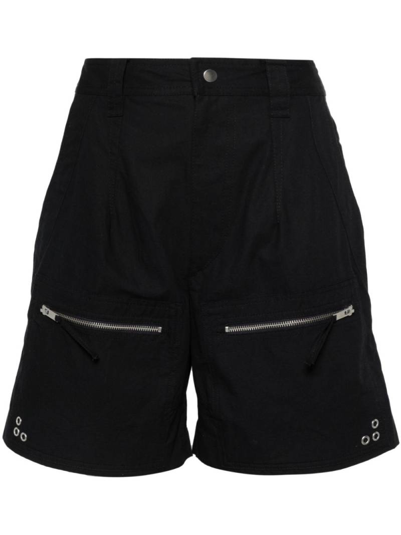 MARANT ÉTOILE Kynan cotton shorts - Black von MARANT ÉTOILE