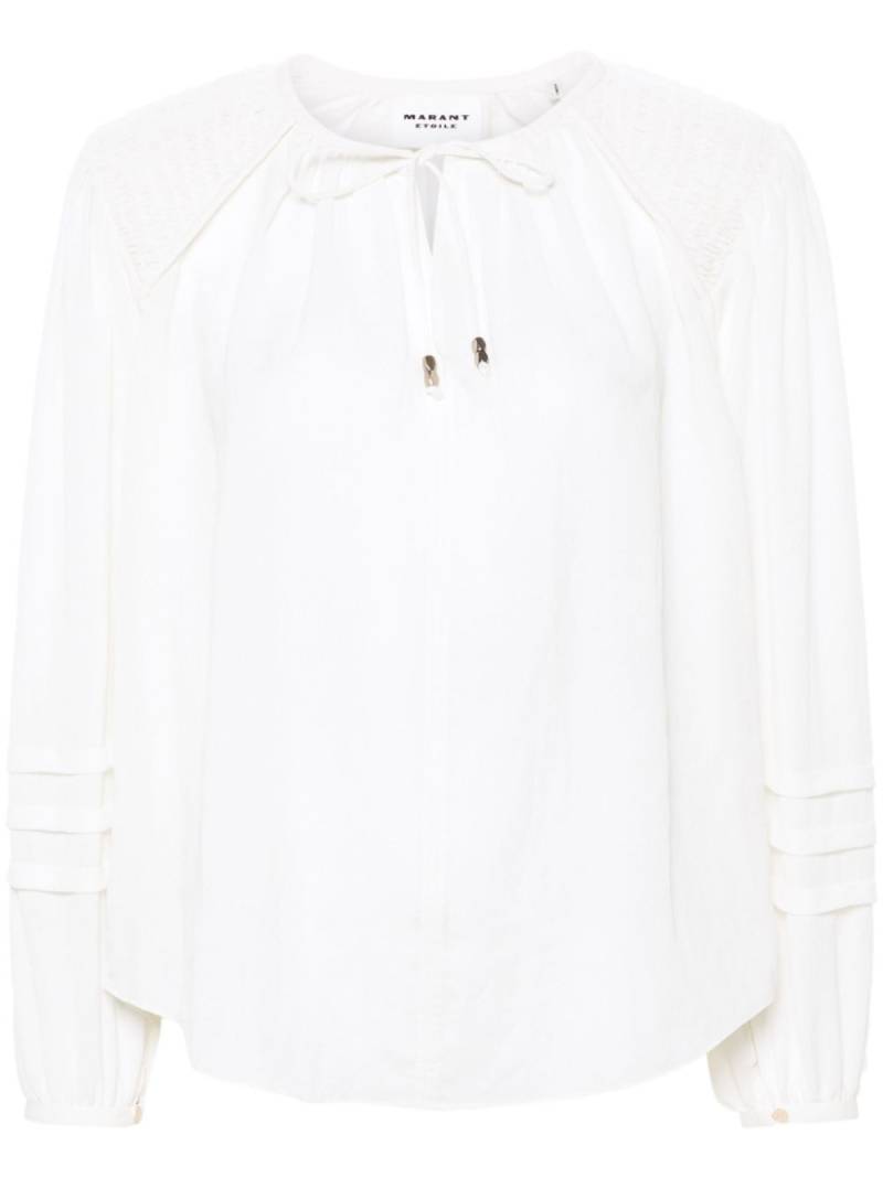 MARANT ÉTOILE Lamaya crepe blouse - Neutrals von MARANT ÉTOILE