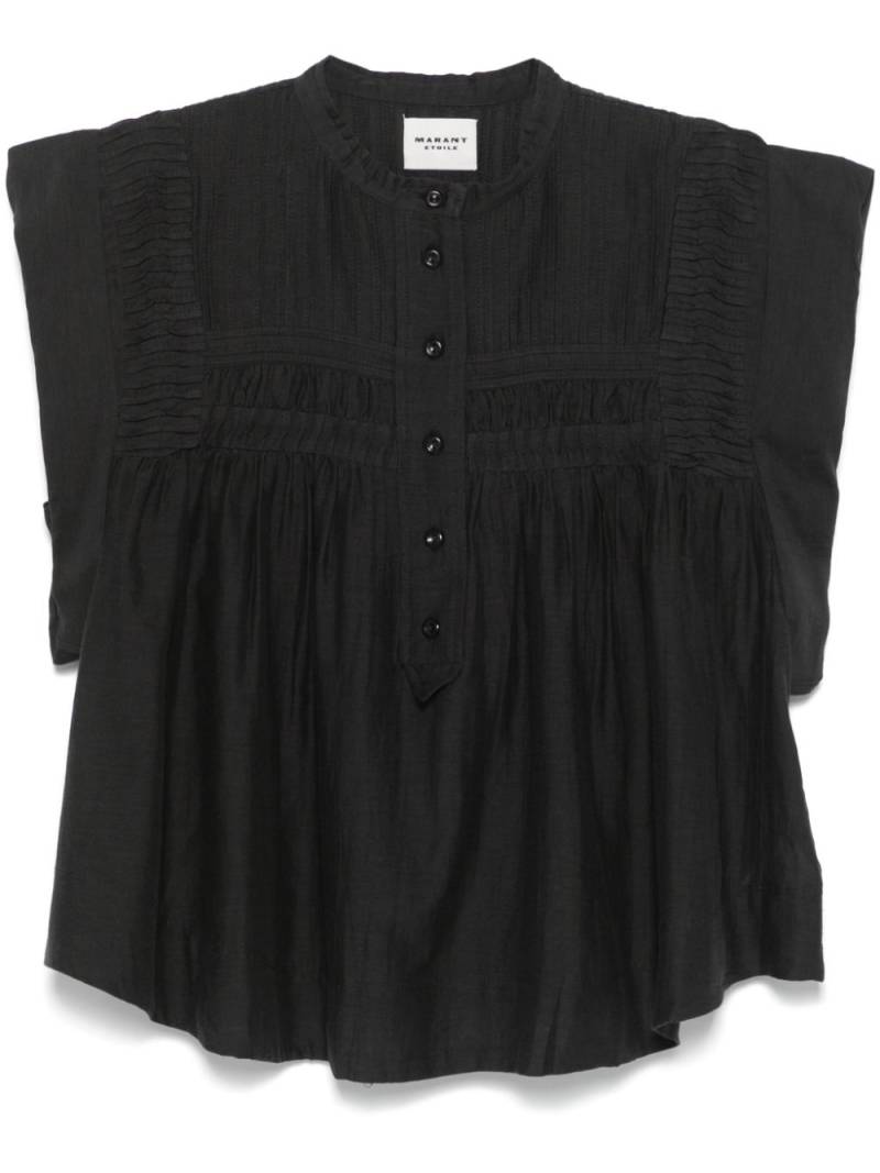 MARANT ÉTOILE Leaza top - Black von MARANT ÉTOILE