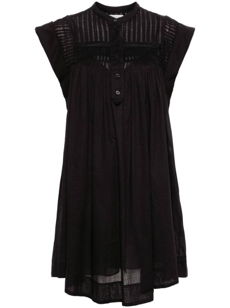 MARANT ÉTOILE Leazali pintuck midi dress - Black von MARANT ÉTOILE