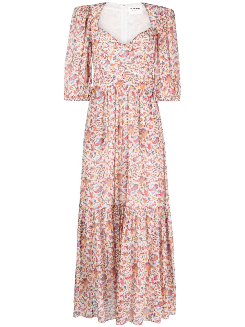 MARANT ÉTOILE Leoniza floral-print midi dress - Multicolour von MARANT ÉTOILE