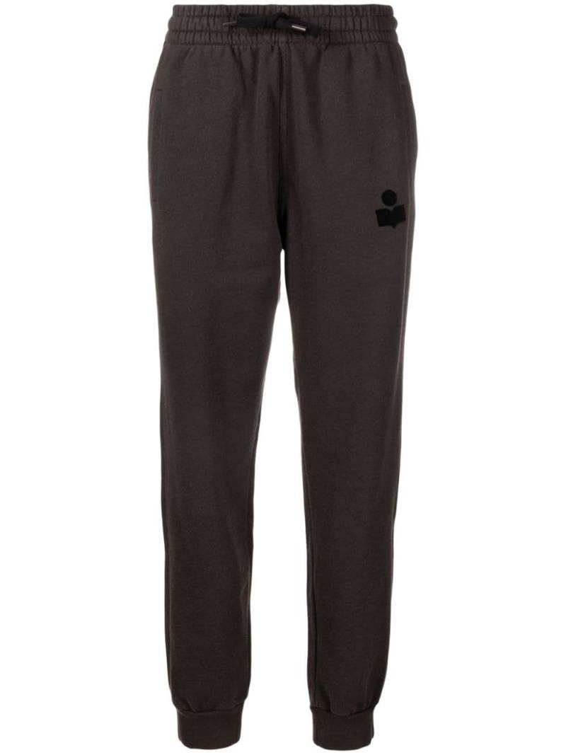 MARANT ÉTOILE Malona organic cotton track pants - Black von MARANT ÉTOILE