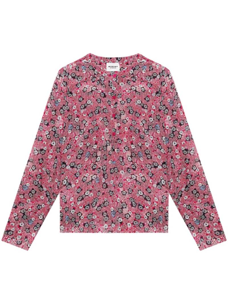 MARANT ÉTOILE Maria abstract-print blouse - Pink von MARANT ÉTOILE