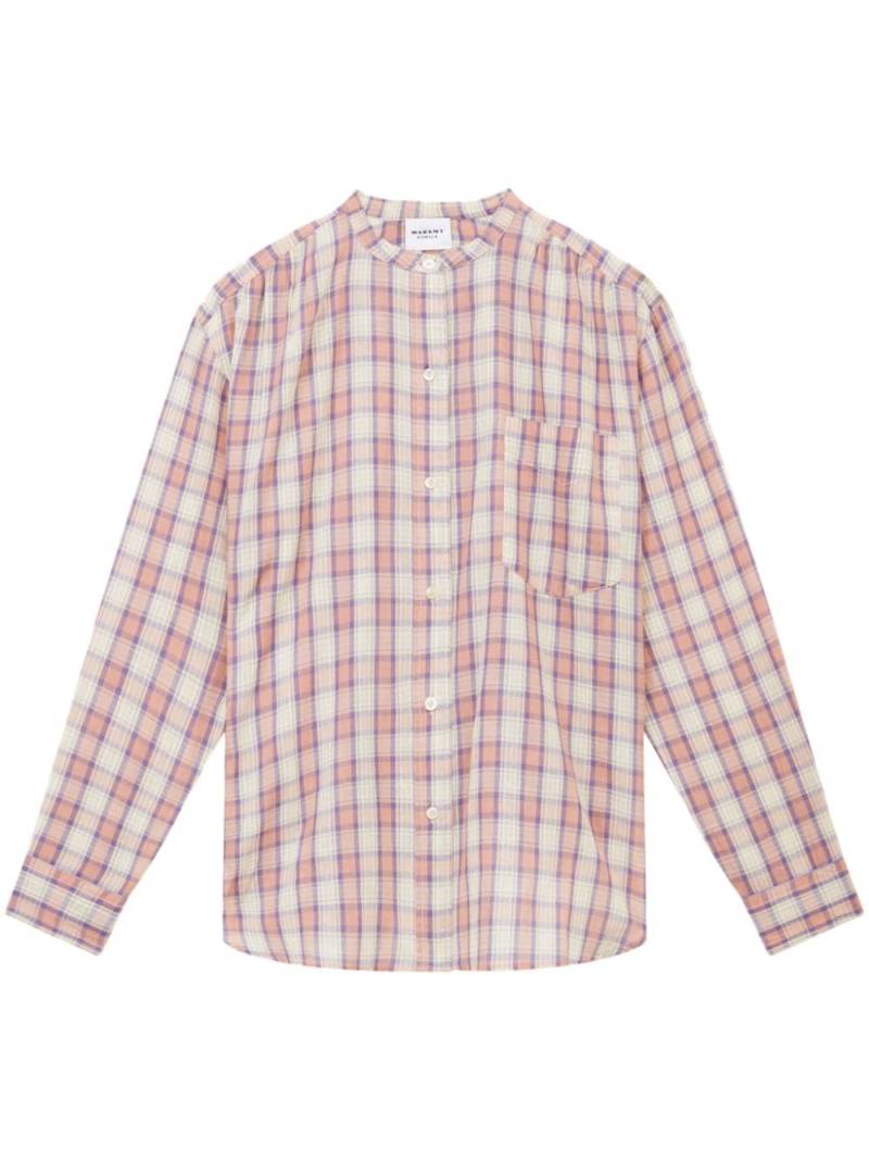 MARANT ÉTOILE Mexika check-print cotton blouse - Pink von MARANT ÉTOILE