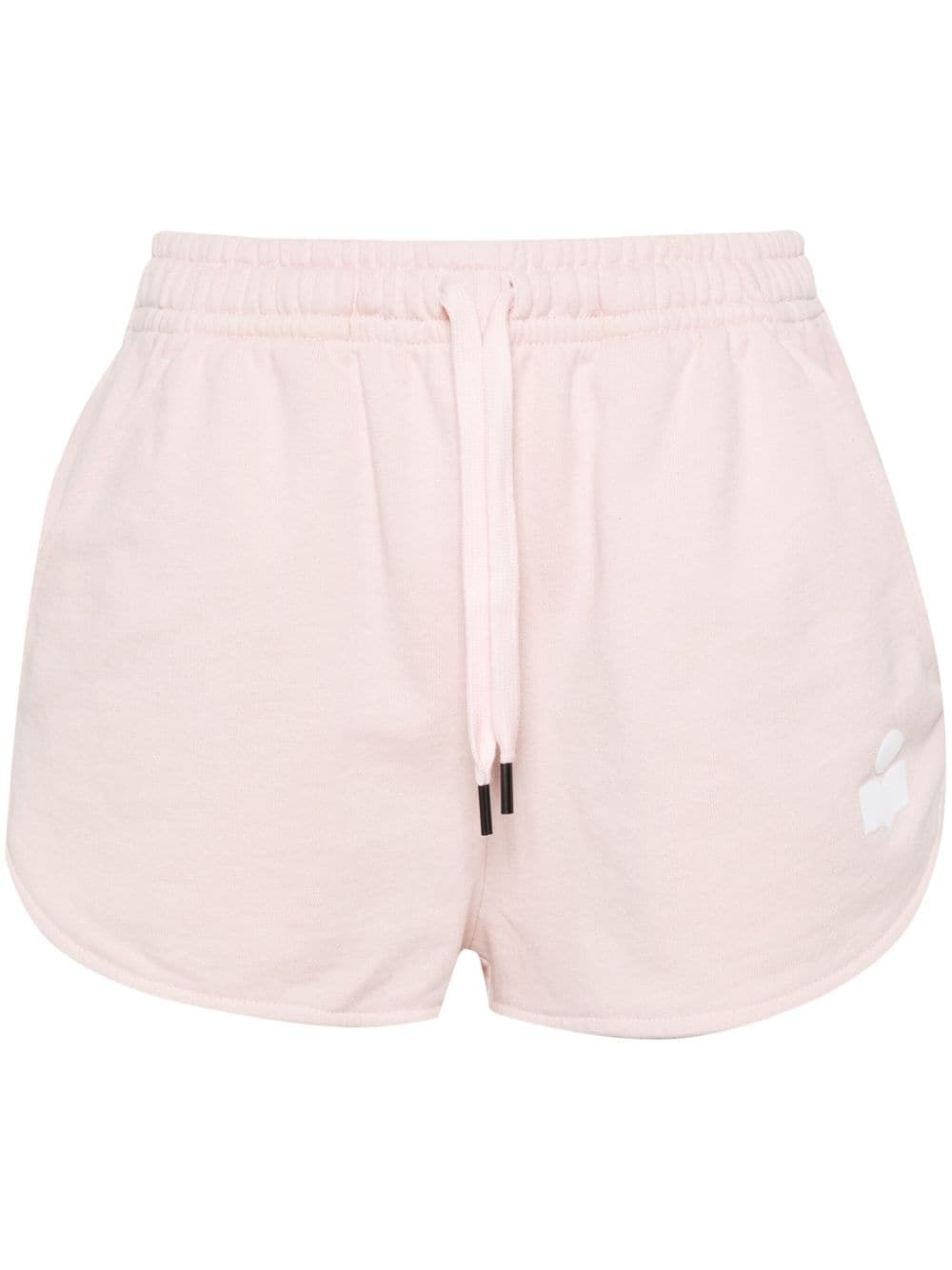 MARANT ÉTOILE Mifa logo-flocked mini shorts - Pink von MARANT ÉTOILE