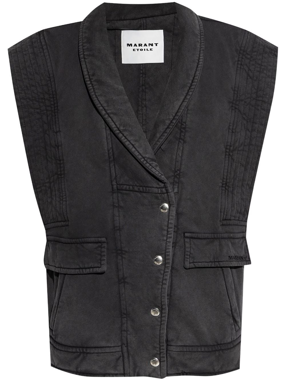 MARANT ÉTOILE Naelle vest - Black von MARANT ÉTOILE