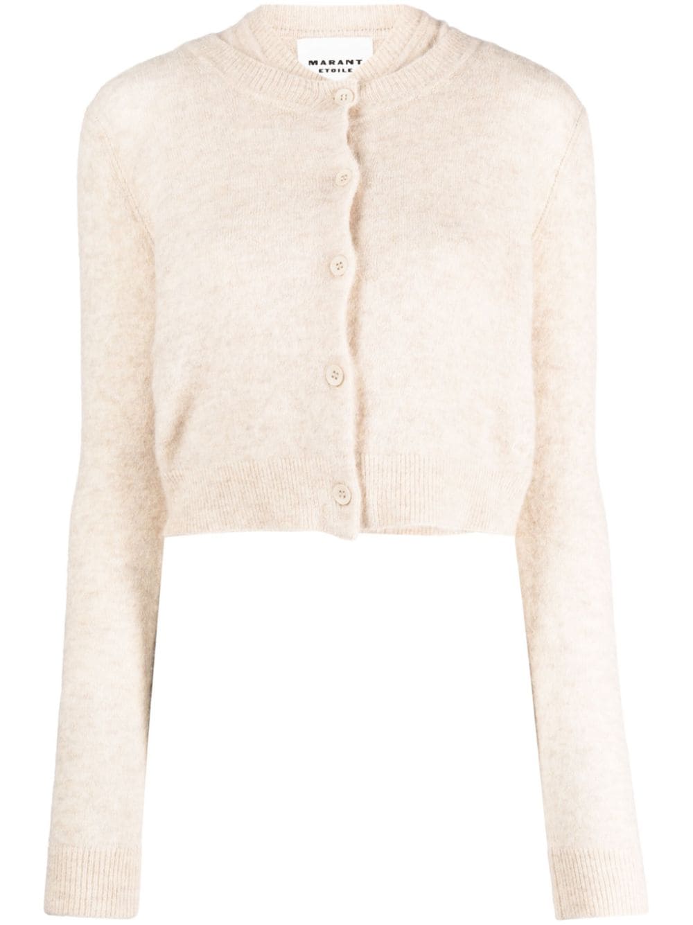 MARANT ÉTOILE Nita button-up cropped cardigan - Neutrals von MARANT ÉTOILE