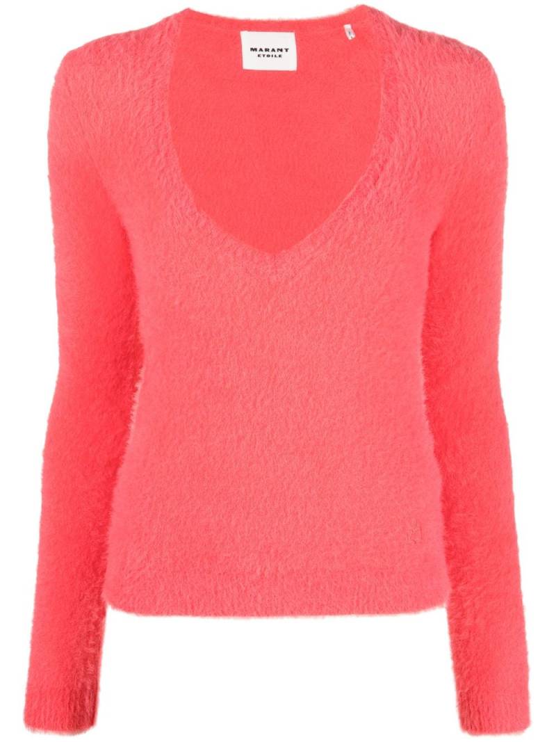 MARANT ÉTOILE Oslo knitted V-neck sweater - Pink von MARANT ÉTOILE