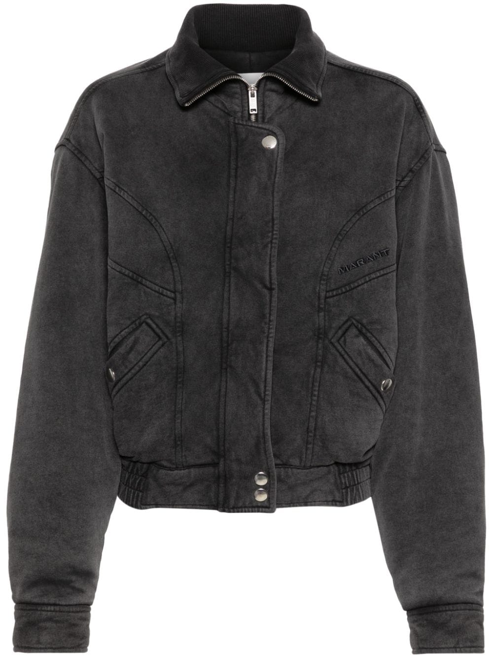 MARANT ÉTOILE Paverti panelled bomber jacket - Black von MARANT ÉTOILE