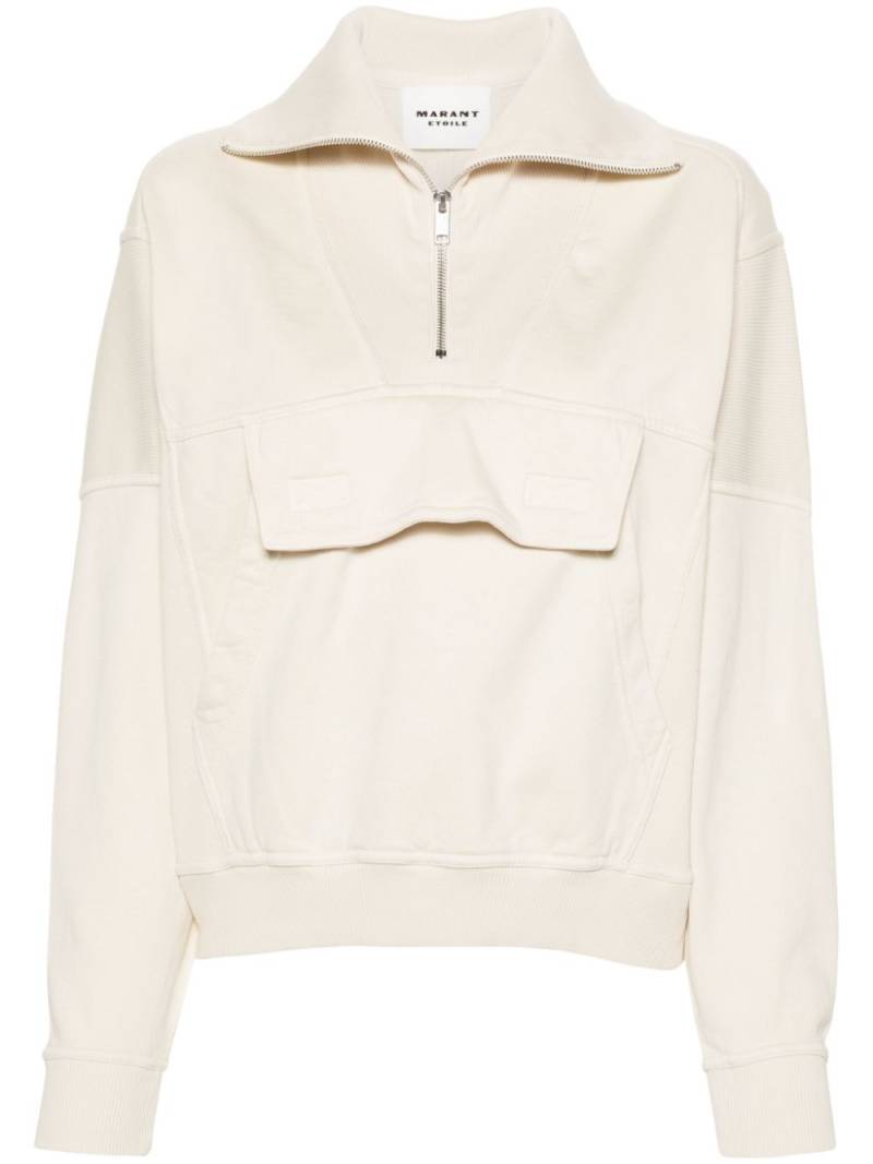 MARANT ÉTOILE Phenix cotton sweatshirt - Neutrals von MARANT ÉTOILE