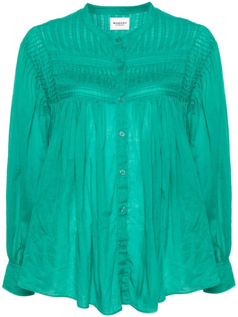 MARANT ÉTOILE Plalia organic cotton blouse - Green von MARANT ÉTOILE