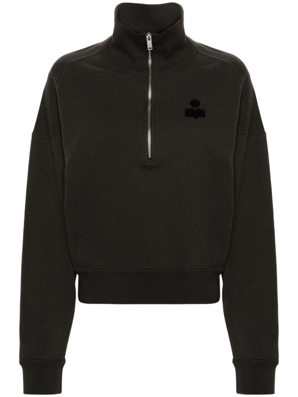 MARANT ÉTOILE Ross zip-up sweatshirt - Black von MARANT ÉTOILE