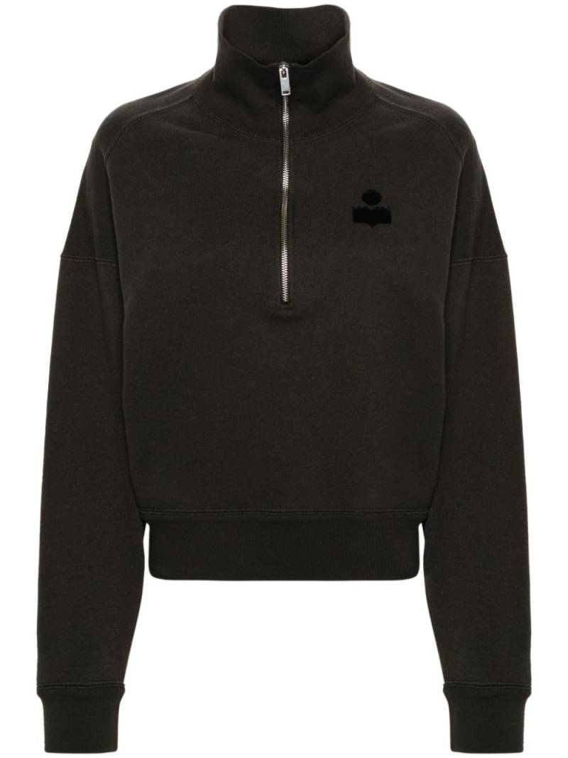 MARANT ÉTOILE Ross zip-up sweatshirt - Black von MARANT ÉTOILE